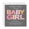 Cutout Letters Baby Shower Invitation - Girl