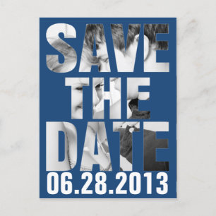 CUTOUT SAVE THE DATE Post Card