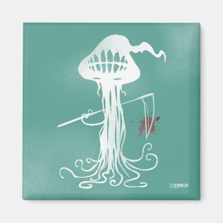 cuts green magnet scary jellyfish