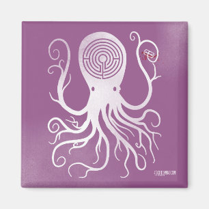 cuts pink magnet scary octopus