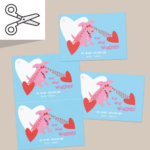 Cuttable Funny Dog Valentine Card Pair