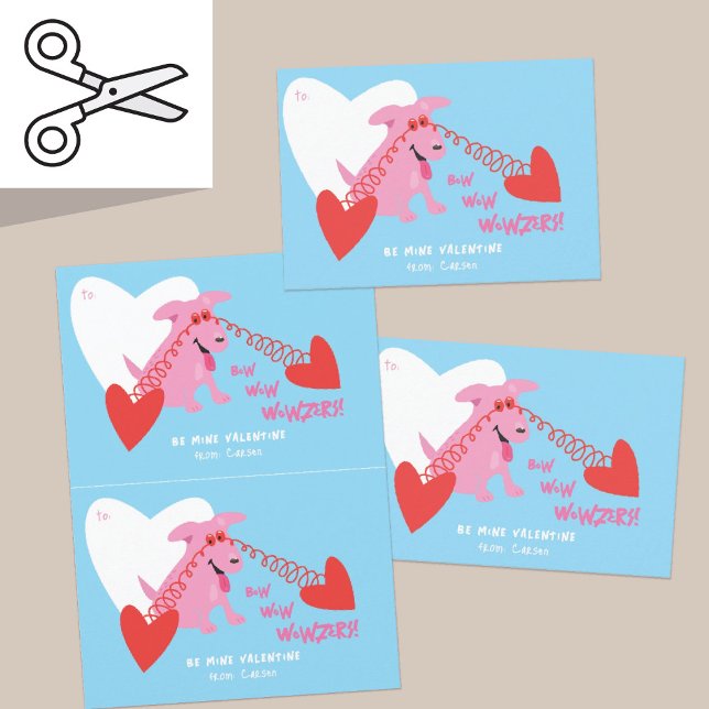 Cuttable Funny Dog Valentine Card Pair (Creator Uploaded)