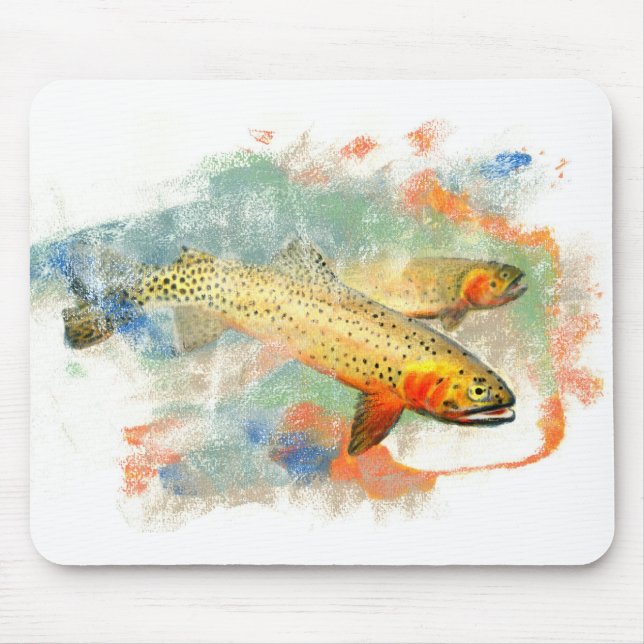 Cutthroat Trout Mouse Mat (Front)