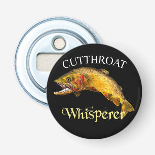 Cutthroat Trout Whisperer Dark Bottle Opener