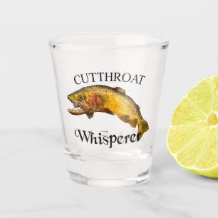 Cutthroat Trout Whisperer Light Shot Glass