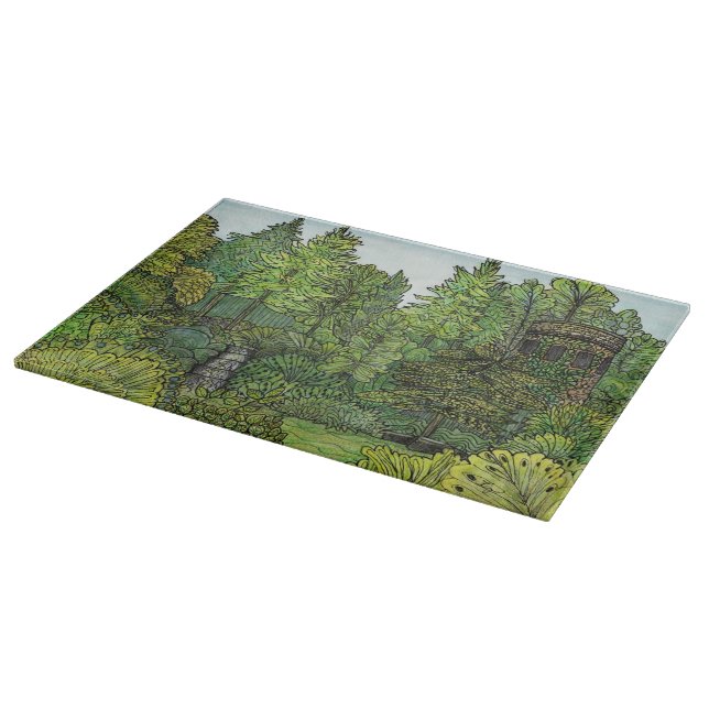 Cutting Board - Clock Tower - Longwood Gardens (Corner)