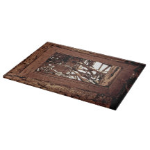 Cutting Board Glass Western Rustic Barn Window