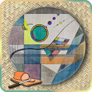 CUTTING BOARD - "Green" - An Abstract by Kandinsky