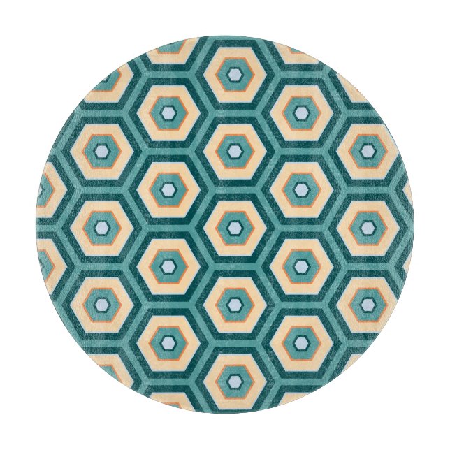 Cutting Board - Honeycomb Pattern (Front)