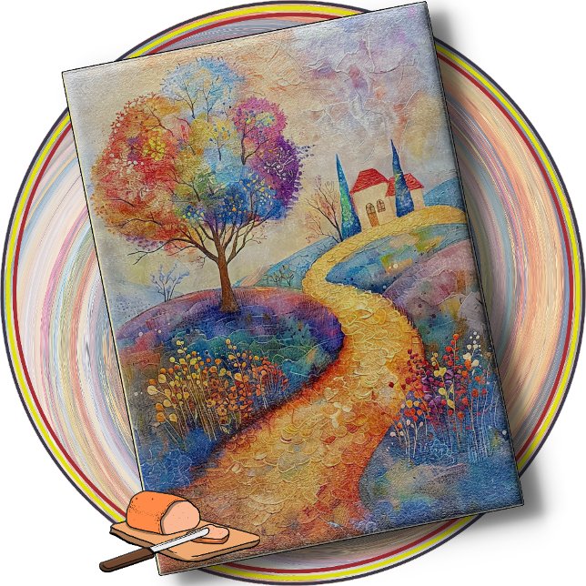 CUTTING BOARD - Whimsial Landscape (Creator Uploaded)