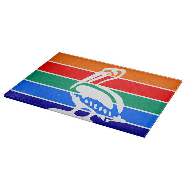 Cutting board with Flag of St. Petersburg (Corner)
