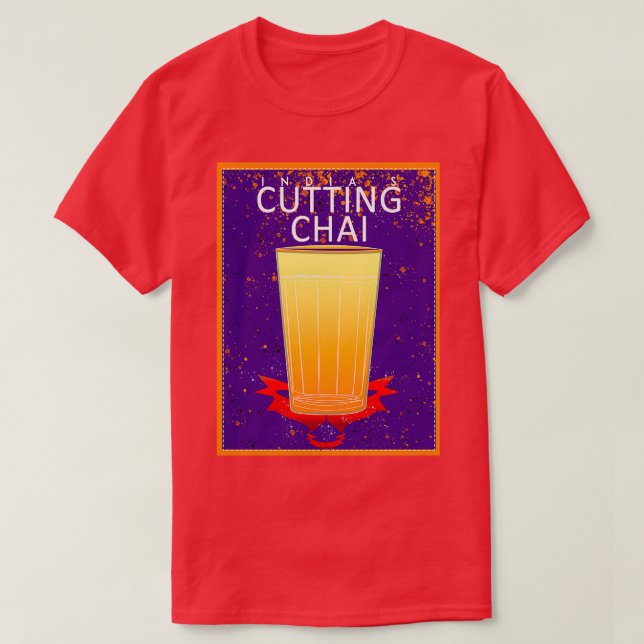 cutting chai Tea T-Shirt (Design Front)