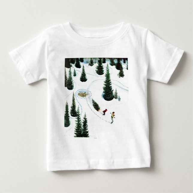 Cutting Down the Tree Baby T-Shirt (Front)