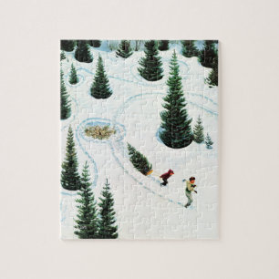 Cutting Down the Tree Jigsaw Puzzle