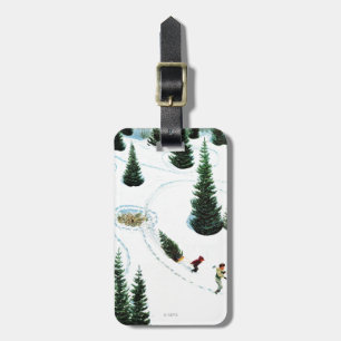 Cutting Down the Tree Luggage Tag