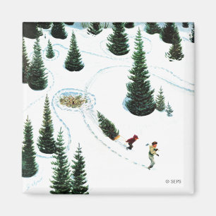 Cutting Down the Tree Magnet