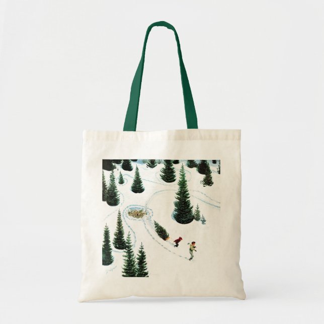 Cutting Down the Tree Tote Bag (Front)
