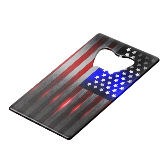 Cutting Edge Laser Cut American Flag 1 (Front Angled)