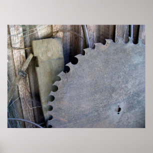 Cutting Edge Sawblade Poster