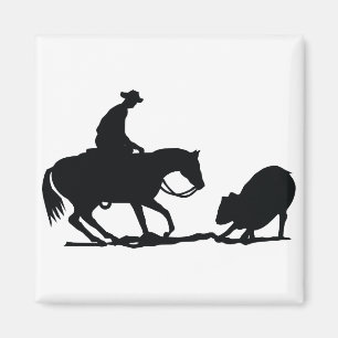 Cutting Horse Magnet