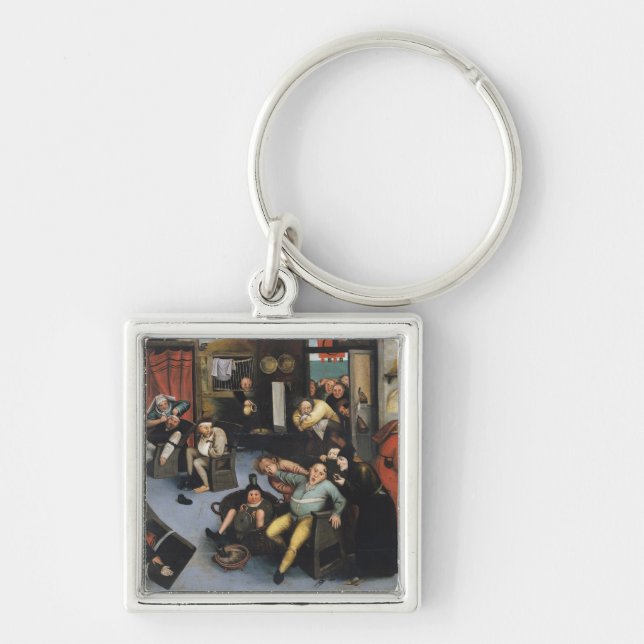 Cutting out the Stone of Madness Key Ring (Front)
