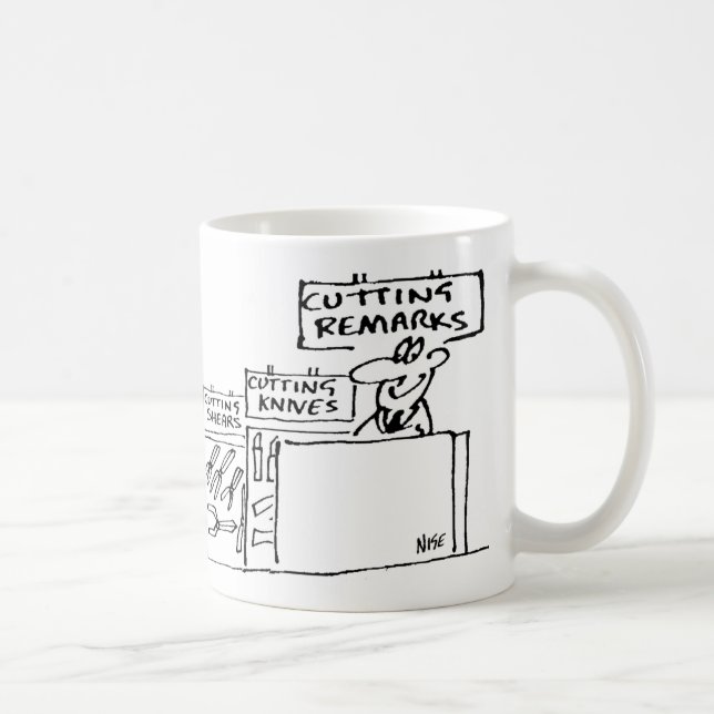 Cutting Remarks in a Hardware Store Coffee Mug (Right)