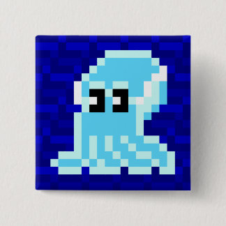 Cuttle Scuttle Blue Cuttlefish Badge