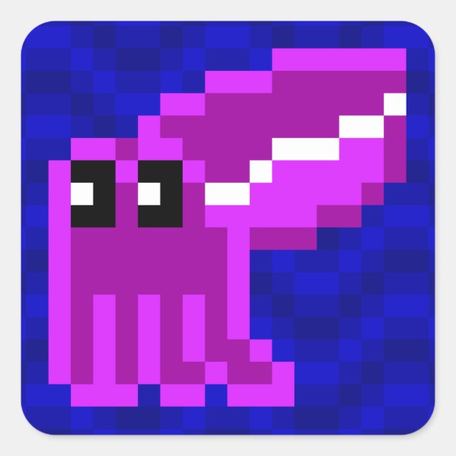 Cuttle Scuttle purple cuttlefish sticker sheet (Front)