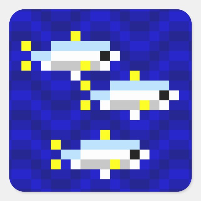 Cuttle Scuttle school of sardines sticker sheet (Front)