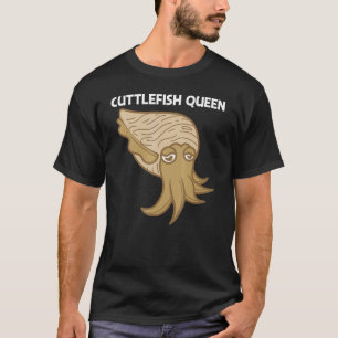 Cuttlefish For Women Mum Sea Creature Animal T-Shirt