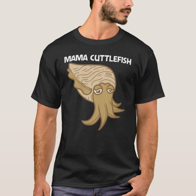 Cuttlefish For Women Mum Sea Creature Animal T-Shirt (Front)