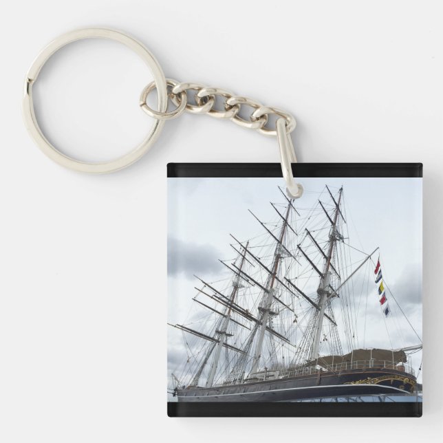 Cutty Sark Clipper ship Key Ring (Front)