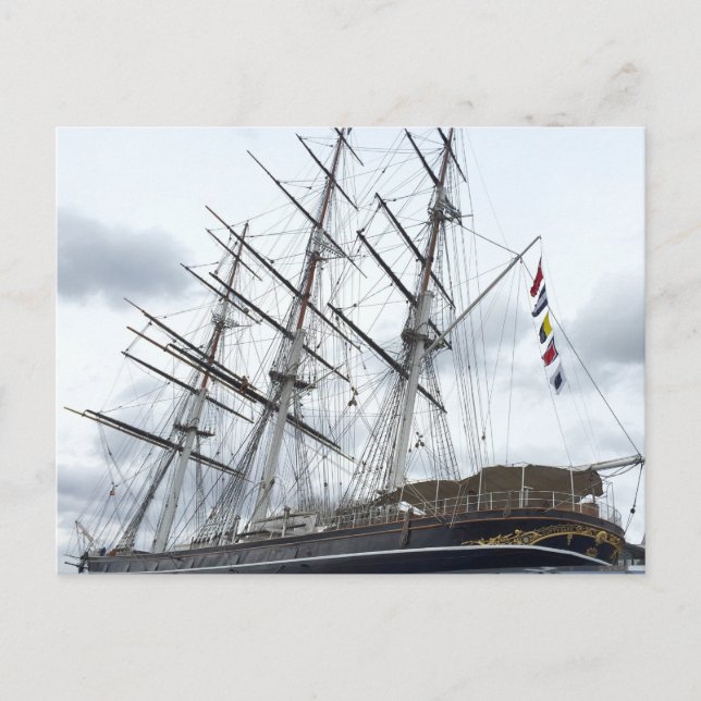 Cutty Sark Clipper ship Postcard (Front)