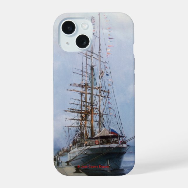 Cutty Shark Regatta iPhone 15 Case (Back)