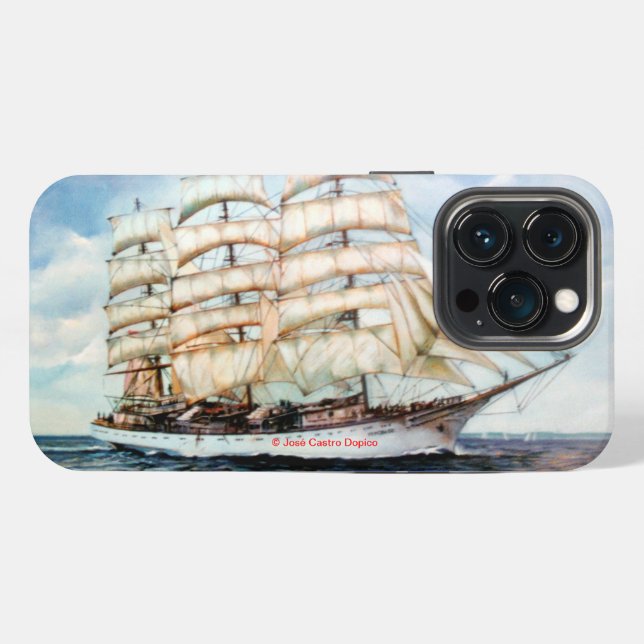 Cutty Shark Regatta iPhone Case (Back Horizontal)