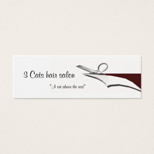 cutwork mini business card