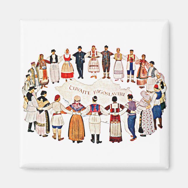 Cuvajte Jugoslaviju Magnet (Front)