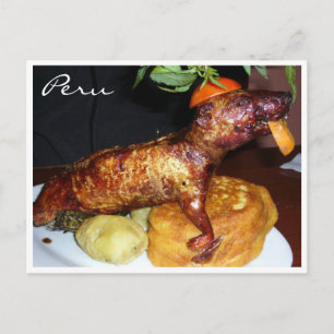 cuy peru postcard