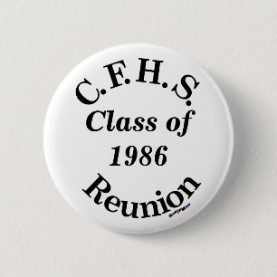 Cuyahoga Falls Reunion - white pin