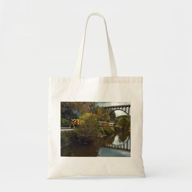 Cuyahoga Line Train tote bag (Front)