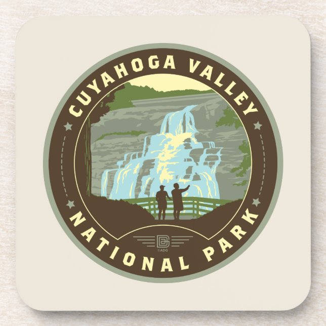 Cuyahoga National Park Coaster (Front)