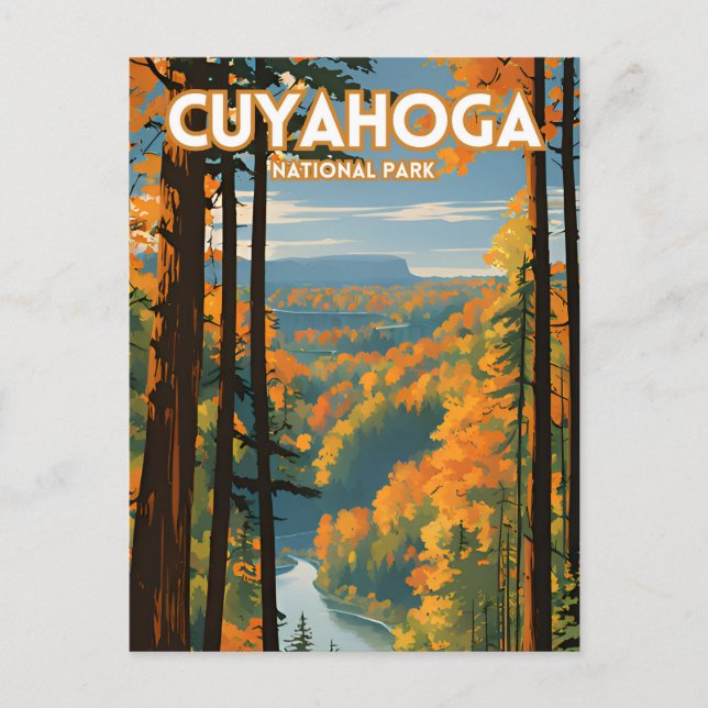 Cuyahoga National Park Postcard (Front)