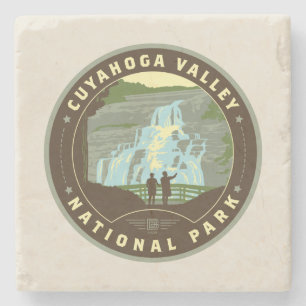 Cuyahoga National Park Stone Coaster