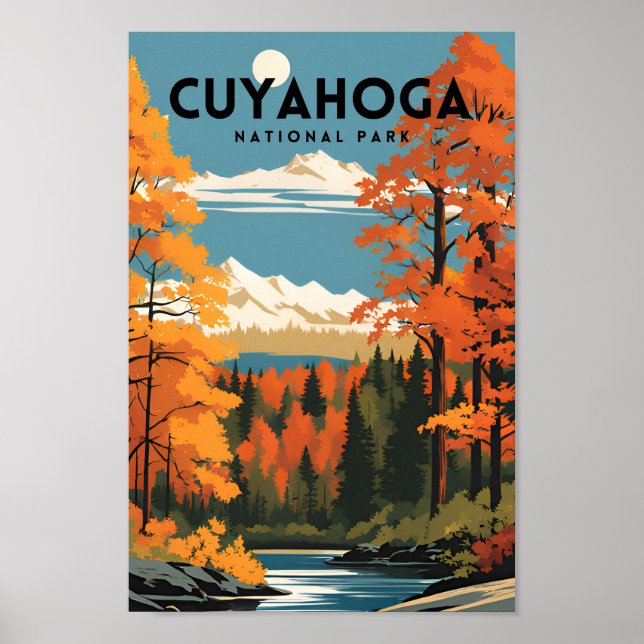 Cuyahoga National Park Travel Poster (Front)