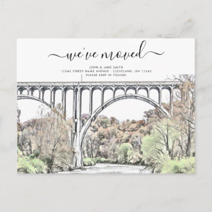 Cuyahoga Valley Moving Announcement Postcard