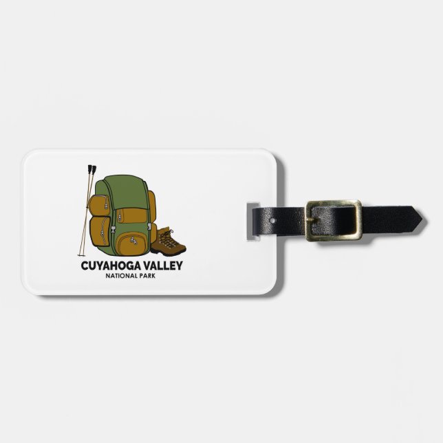 Cuyahoga Valley National Park Backpack Luggage Tag (Front Horizontal)