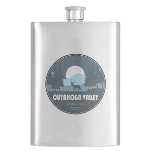 Cuyahoga Valley National Park Deer Hip Flask