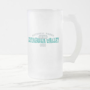 Cuyahoga Valley National Park Frosted Glass Beer Mug