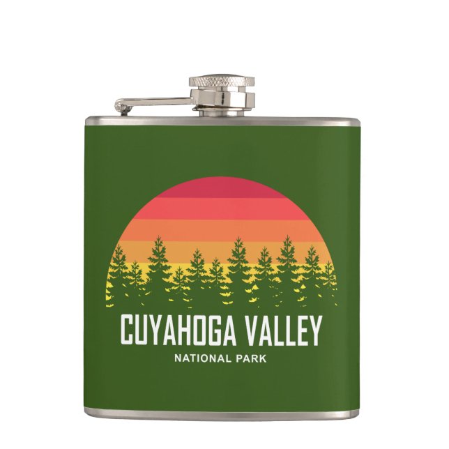 Cuyahoga Valley National Park Hip Flask (Front)