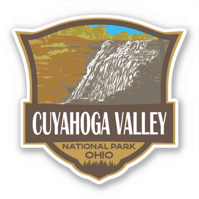 Cuyahoga Valley National Park Illustration Travel (Front)